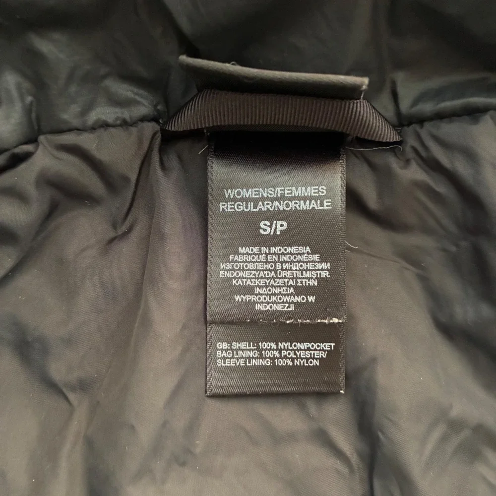 The North Face Womens Black Lightweight Puffer Jacket Full Zip Small NF0A3Y1J